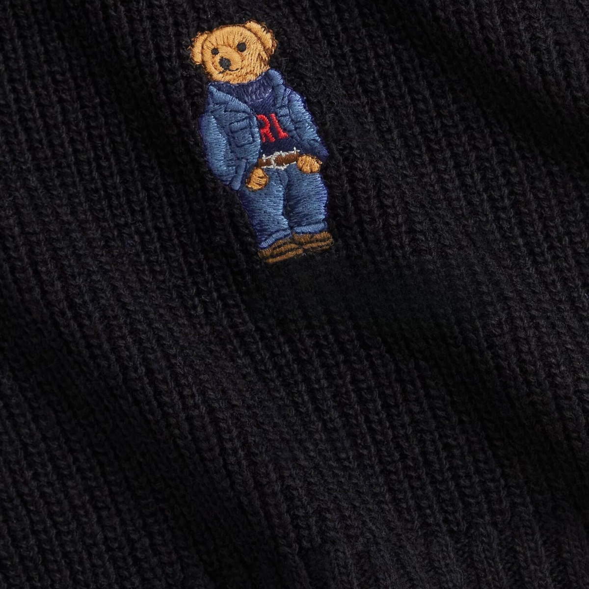 Ralph Lauren Polo Bear Knit Scarf