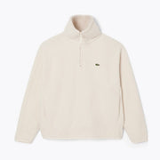 Lacoste High Zipped Neck Polar Fleece Sweatshirt