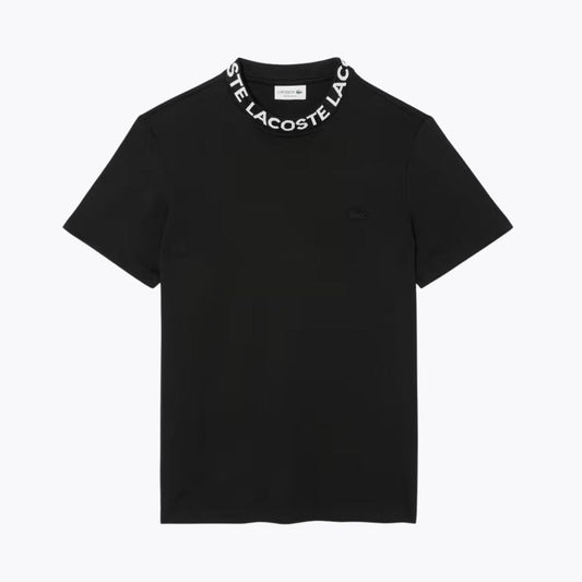Lacoste Jacquard Branded Piqué T-shirt