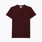 Lacoste Lightweight Cotton Pima V Neck T-shirt