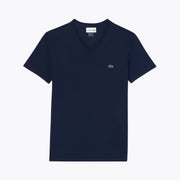 Lacoste Lightweight Cotton Pima V Neck T-shirt