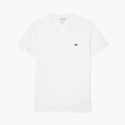 Lacoste Lightweight Cotton Pima V Neck T-shirt