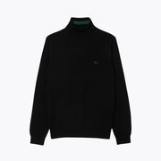 Lacoste Merino Wool Roll Neck Sweater