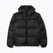 Lacoste Short Water-Repellent Hooded Puffed Jacket
