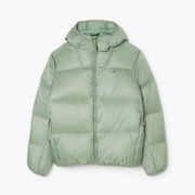Lacoste Short Water-Repellent Hooded Puffed Jacket