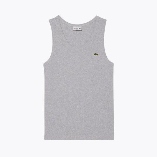 Lacoste Slim Fit Ribbed Cotton Tank Top