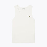 Lacoste Slim Fit Ribbed Cotton Tank Top