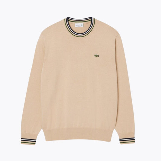 Lacoste Striped Cotton Jersey Sweater