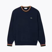 Lacoste Striped Cotton Jersey Sweater