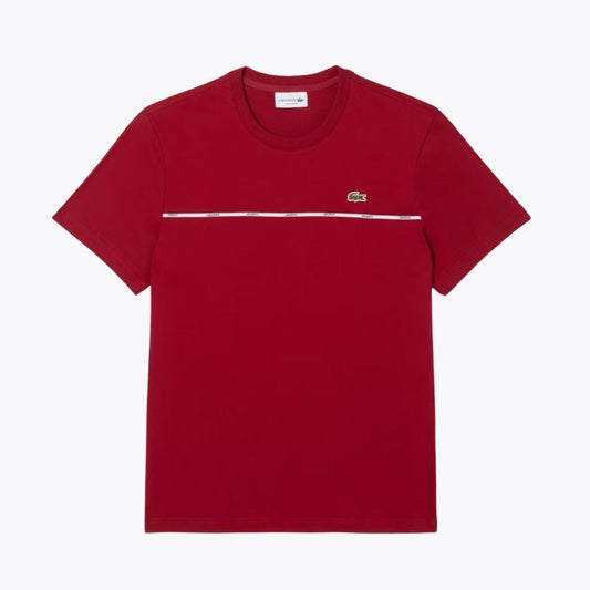 Lacoste Trim Cotton Jersey T-shirt