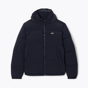 Lacoste Water-Repellent Hooded Down Jacket