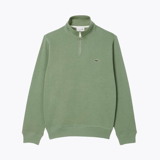 Lacoste Zip-Up High Neck Sweatshirt