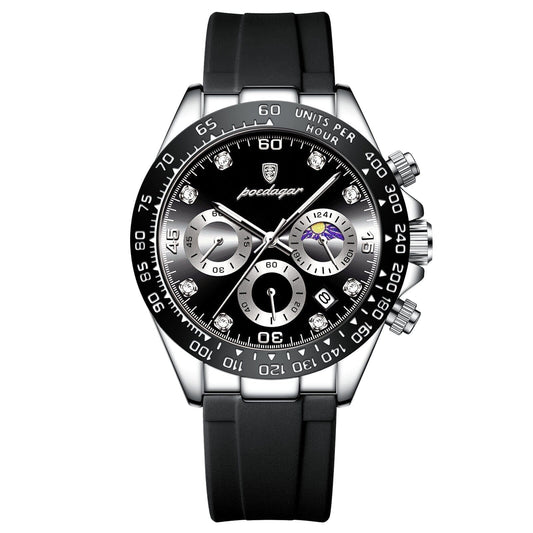 Poedagar Chronograph Time Date