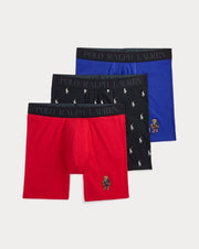 Ralph Lauren 4D-Flex Polo Bear Boxer Brief 3-Pack
