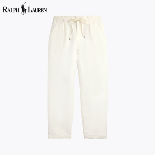 Ralph Lauren Lateef Relaxed Fit Pleated Linen Pant