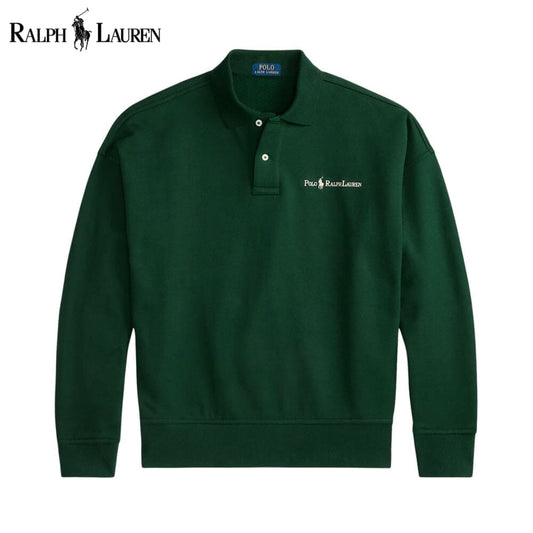 Ralph Lauren Logo Collared Sweatshirt