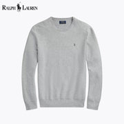 Ralph Lauren Mesh-Knit Cotton Crewneck Sweater
