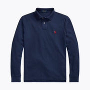 Ralph Lauren Mesh Long-Sleeve Polo Shirt