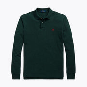 Ralph Lauren Mesh Long-Sleeve Polo Shirt