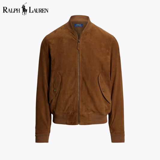 Ralph Lauren Suede Bomber Jacket