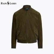 Ralph Lauren Suede Bomber Jacket