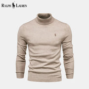 Ralph Lauren Turtleneck Cable-Knit Wool Knit Sweater