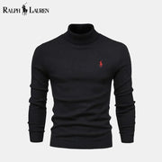 Ralph Lauren Turtleneck Cable-Knit Wool Knit Sweater