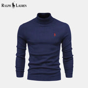 Ralph Lauren Turtleneck Cable-Knit Wool Knit Sweater