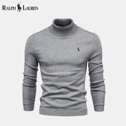 Ralph Lauren Turtleneck Cable-Knit Wool Knit Sweater