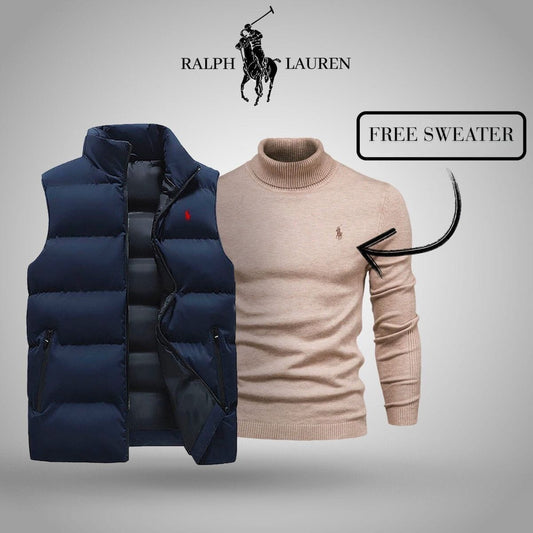 Ralph Lauren Vest + Exclusive Free Sweater (CLEARANCE)