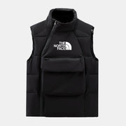 The North Face Quilted Wool-Blend Cable-Knit Knit Sweater